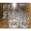 Image 1 : 8 Short Glasses and 6 Cordial Glasses