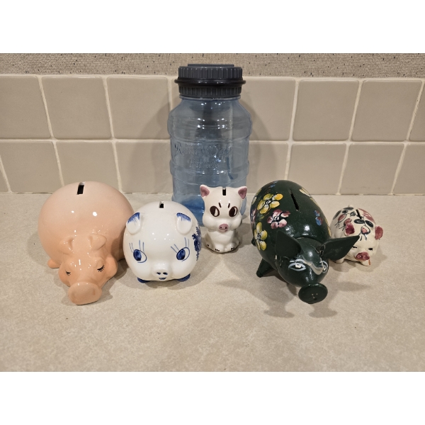 (5) Piggy Banks