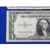 Image 6 : x3 United States 1957-B, 1957, 1935-E Blue Seal $1 Silver Certificates FV: $3.00