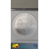Image 4 : NGC 2006-W MS 69 20th Anniversary 1 Troy Oz .999 Fine Silver American Eagle From Set