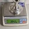 Image 5 : Pair Of Vintage W.M. Rogers 4" Weighted Sterling Silver Low Candlesticks (394.3g each)