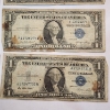 Image 4 : Six Assorted United States $1 Blue Seal Silver Certificates FV: $6.00