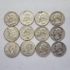 Image 1 : $3.00 Face Value of Assorted Years U.S. Washington 90% Silver Quarters