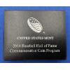 Image 4 : 2014 US Mint National Baseball Hall of Fame Uncirculated Half-Dollar