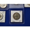 Image 7 : x11 Assorted Years Silver Washington Quarters Including Higher-Grade FV: $2.75