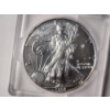 Image 2 : Nice 1997 United States One Troy Oz American Eagle .999 Fine Silver Round in Protective Case