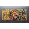 Image 1 : .999 GOLD FOIL JAPANESE ANIME' "LUCARIO" POKEMON NOTE - IN PROTECTIVE SLEEVE