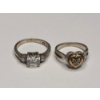 Image 2 : Collection Of Sterling Silver Jewelry Including Sterling Silver Ring With 10K Accent - Weight: 28.1g