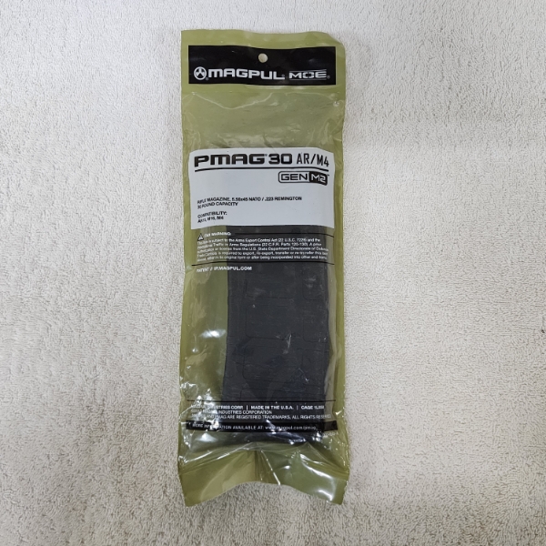 Magpul PMAG 30 AR/M4 Gen M2 MOE 30-Round Rifle Magazine: 5.56x45 NATO/.223 Remington - NEW!