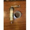 Image 3 : Vintage Brass Turkish Coffee Grinder - 9.5" Tall