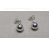 Image 13 : Women's Sterling Silver 16" Necklace, Size 7 Ring & Earrings Set - Total Weight: 7.7g
