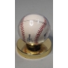 Image 3 : Chris Chambliss Autographed Rawlings Baseball In Display Stand