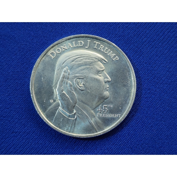 Donald J. Trump - The White House - One Ounce .999 Fine Silver Round