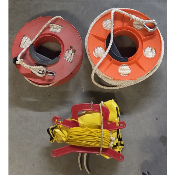Great Condition Float Line & Rope On Reels 