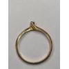 Image 5 : 14K Yellow Gold Bypass Engagement Ring - Size 6.5 - Weight: 1.3g