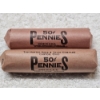 Image 1 : Lot of Assorted US Wheat Pennies in Rolls - AFV $1.00