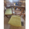 Image 1 : Set of 4 Dining Chairs - 3 with No Arms and 1 With