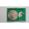 Image 1 : United States 1997 1 Troy Ounce .999 Fine Silver American Eagle In Small Display Case