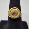 Image 4 : 14K Gold Ring ft. Maximiliano Emperador Gold Coin - Size 4 - Total Weight: 2.3g