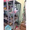Image 2 : PICKUP IN CANTON -  Single Metal Storage Rack As Shown - 5 ft Tall x 28 wide - 12" Shelf Depth