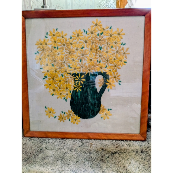 Beautiful Hand Stitched Picture 2ftx2ft
