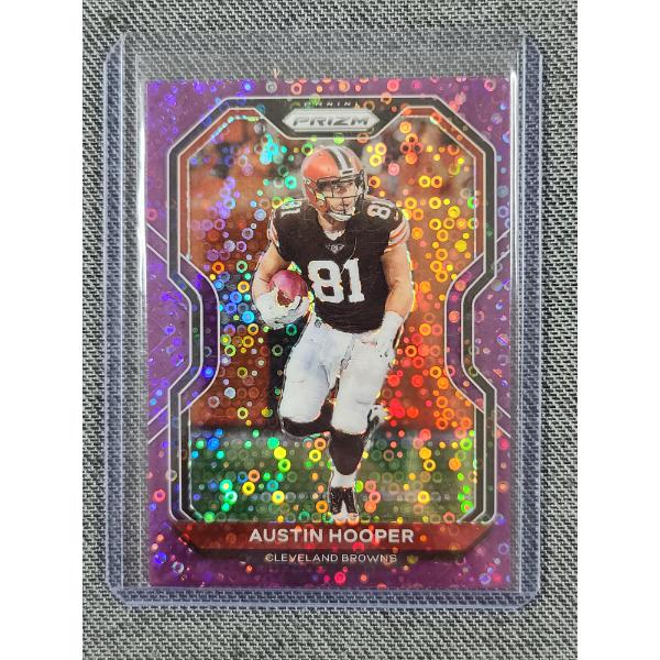 2020 Panini Prizm Pink Speckle No.60 Austin Hooper NUMBERED 26/35