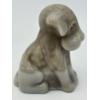 Image 2 : Adorable Degenhart Vintage Glass Dog Figurine- Lt Dapper Gray Slag