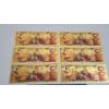 Image 6 : (6) Scrooge McDuck Characters 24K Gold Foil Banknotes Set w/ COA