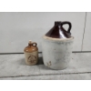 Image 1 : Two Stoneware Crocks Including: Small Dainel Boon Kentucky Straight Bourbon Whiskey Jug