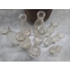 Image 2 : Vintage Metal Milk Can And Collectable Half Pint, Pint, & Quart Glass Milk Bottles 