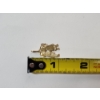 Image 3 : 14K Yellow Gold Kissing Couple Pendant TW:  1.5g