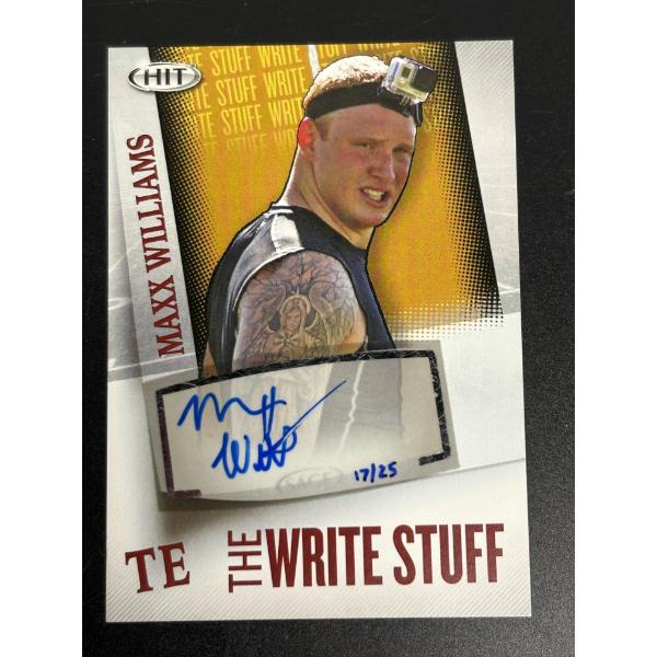 Maxx Williams Authentic Autograph Card- The Write Stuff - WSA5 - 2015 SLC Officially Licensed