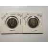 Image 1 : 1912-S & 1915-S United States Barber Silver Quarters - Harder Dates To Find