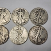 Image 3 : Lot of 8 Assorted Years Walking Liberty Half Dollars - 90% Silver - FV: $4.00 
