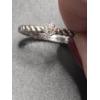 Image 3 : Beautiful Vintage Victorian Edwardian Diamond 925 Sterling Twisted Ring, Inside Is Stamped With 'I L