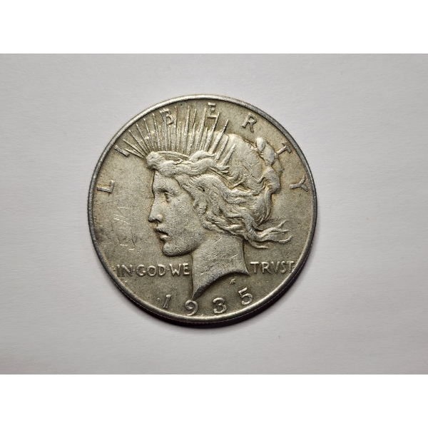 1935 Silver Peace Dollar - 90% Silver Coin