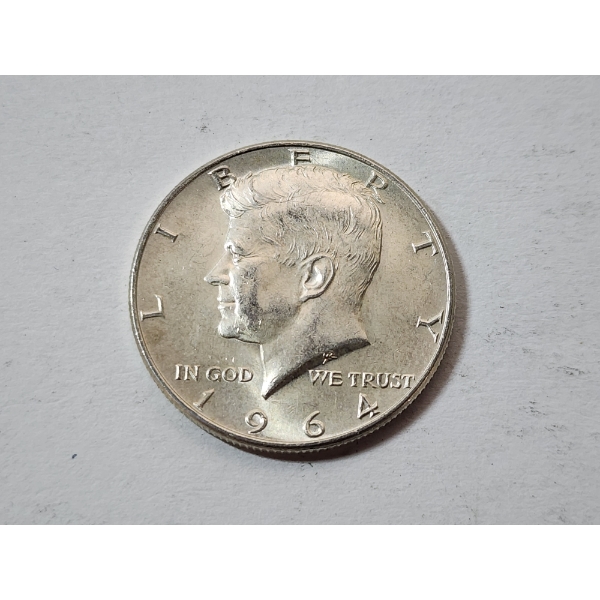 1964 90% Silver Kennedy Half Dollar 