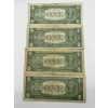 Image 2 : Four United States One Dollar Silver Certificates