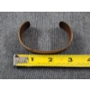 Image 4 : Vintage Native American Copper Bangle Cuff Bracelet With Unique Etchings Weighs 35 Grams