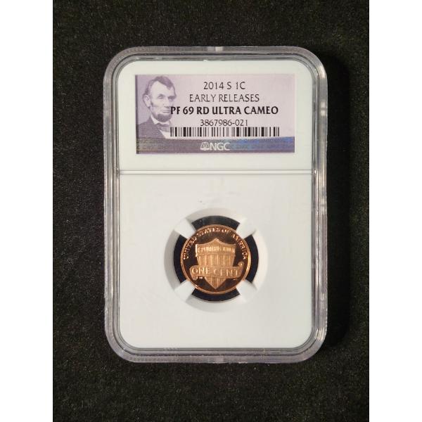 2014-S Lincoln Proof Penny Graded PF69 RD By NGC - Early Releases