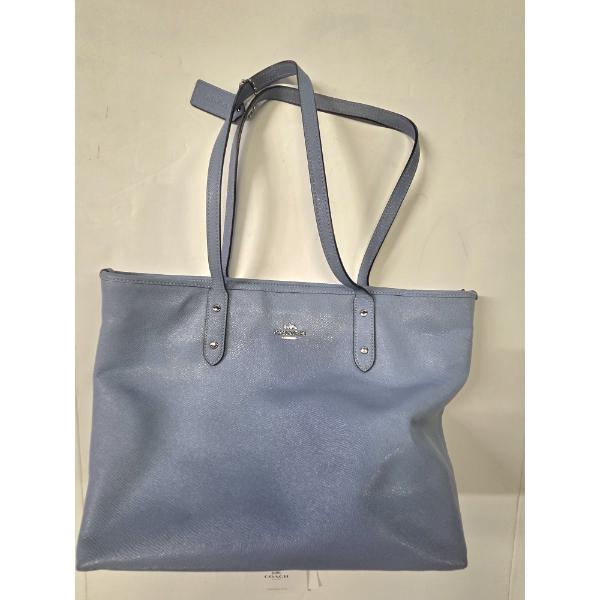 Authentic Coach Light Blue Tote In Great Condition! 