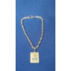 Image 2 : General Motors Employee Service 10K Gold Filled Pendant With Sapphire & 12K Gold Filled Bracelet 