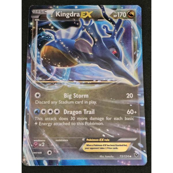 Kingdra EX 73/124 Rare Vintage Pokemon Trading Card