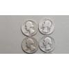 Image 2 : Assorted Years/Mint Marks United States 90% Silver Washington Quarters - Face Value: $2.75