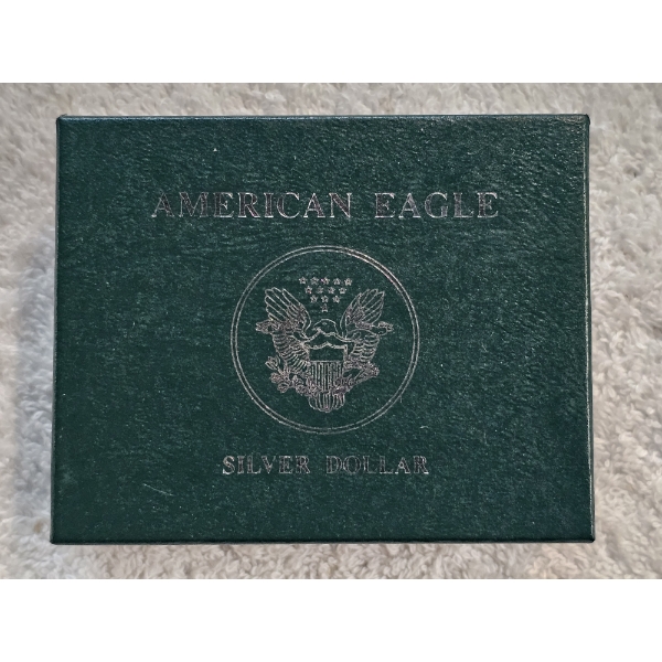1992 Silver American Eagle Proof - 1 oz .999 Fine Silver
