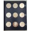 Image 3 : Eisenhower Dollars 1971-1978 Collection Book - 32 Coins Including Silver Clad Proofs! 