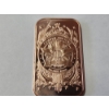Image 4 : 1 AVDP Ounce .999 Fine Copper Bar - Walking Liberty Design - Mint Condition