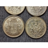 Image 6 : Four Assorted 80% Silver Canadian Half Dollars - ASW: 0.3 Oz Per Coin - About 1.2 Oz ASW Total! 