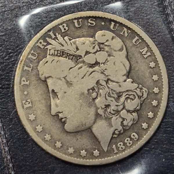 1889 O Morgan 90% Silver Dollar - Circulated Grade