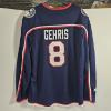 Image 2 : Fanatics Breakaway NHL Columbus Blue Jackets Gehris 8 Navy Home Hockey Jersey - Size Large